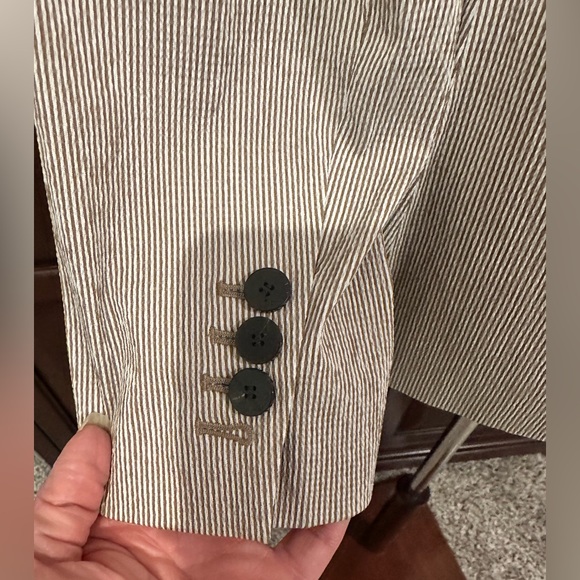 Theory Women's Beige Blazer - Picture 8 of 12